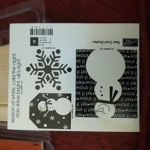 Stampin Up! Two Cool Dudes wooden stamp set.